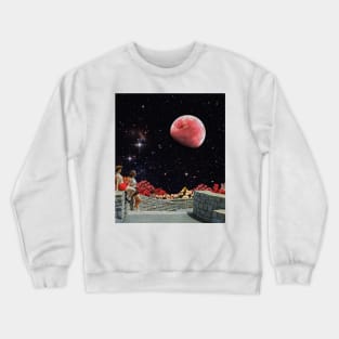 Fantasy collage art Crewneck Sweatshirt